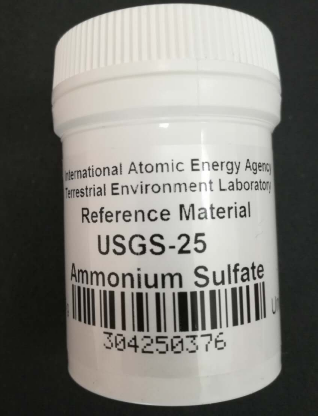 USGS25 , Ammonium Sulfate,硫酸铵,IAEA同位素标樣