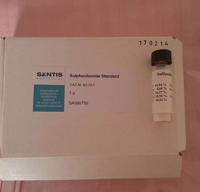 磺胺,​E11028,EuroVector儀器專用