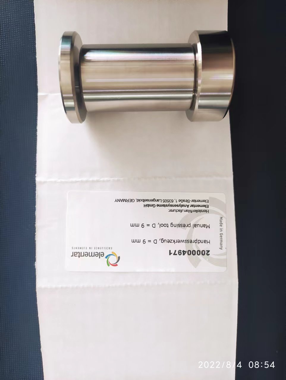 制樣工具,41.01-0004,德國Elementar分析儀器耗材